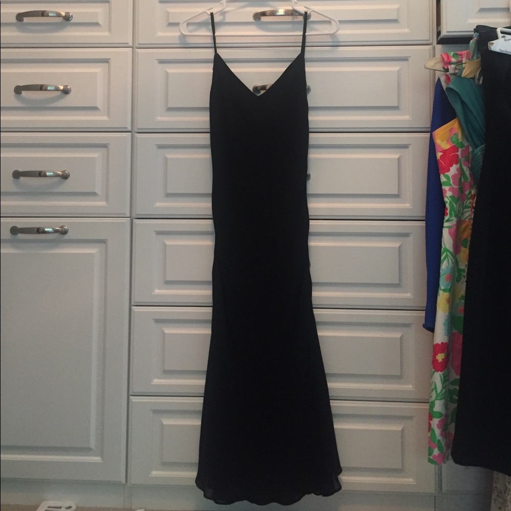 GORGEOUS black, low back MIKAI dress- Size Small