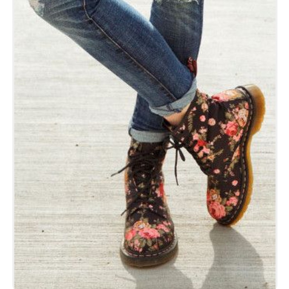 Floral Dr. Martens