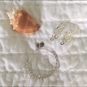 Alex&Ani🌟Rafaelian Silver Briar Beaded Bangle