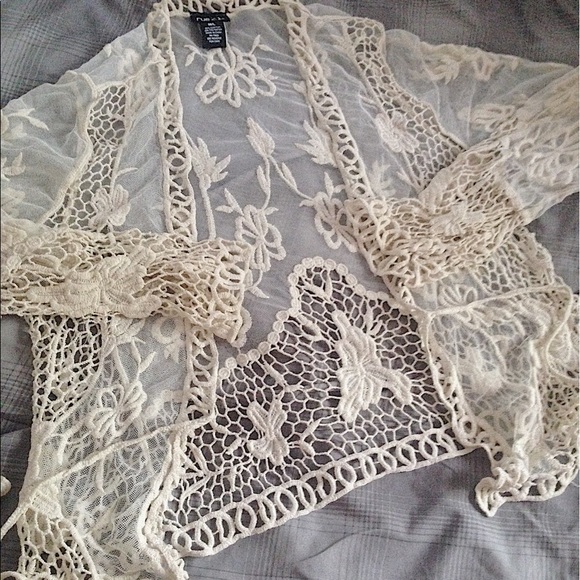 Rue21 Tops - Women's Lace Cardigan Top
