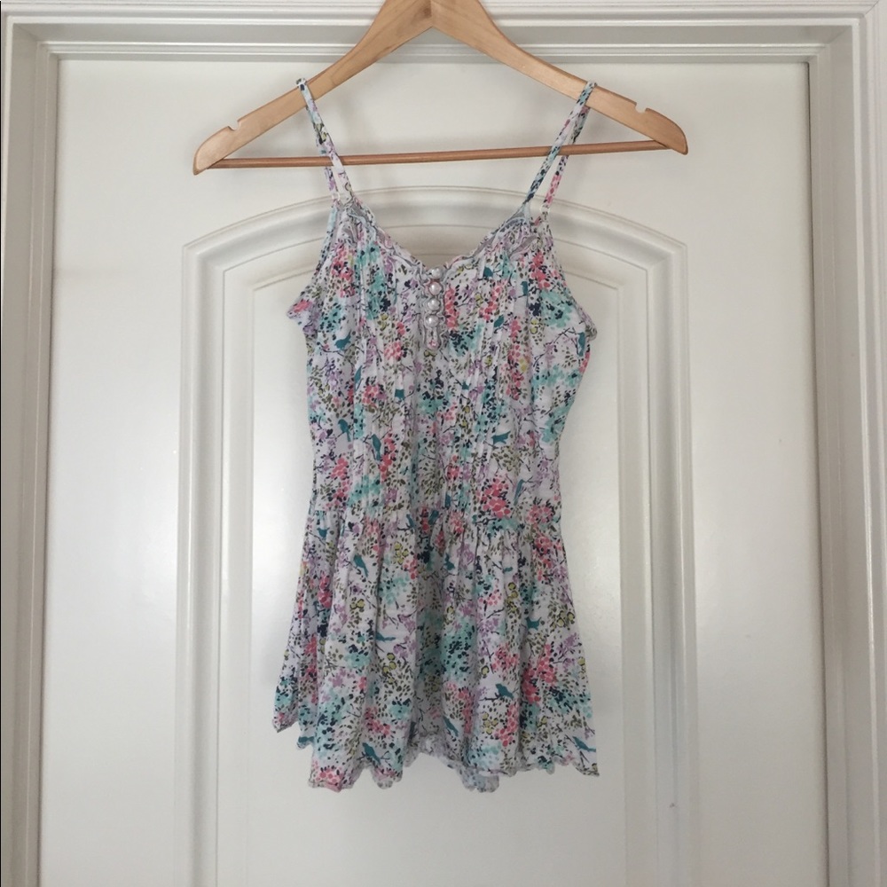 Floral tank top