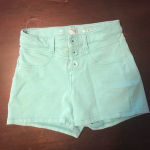 Blue soft shorts