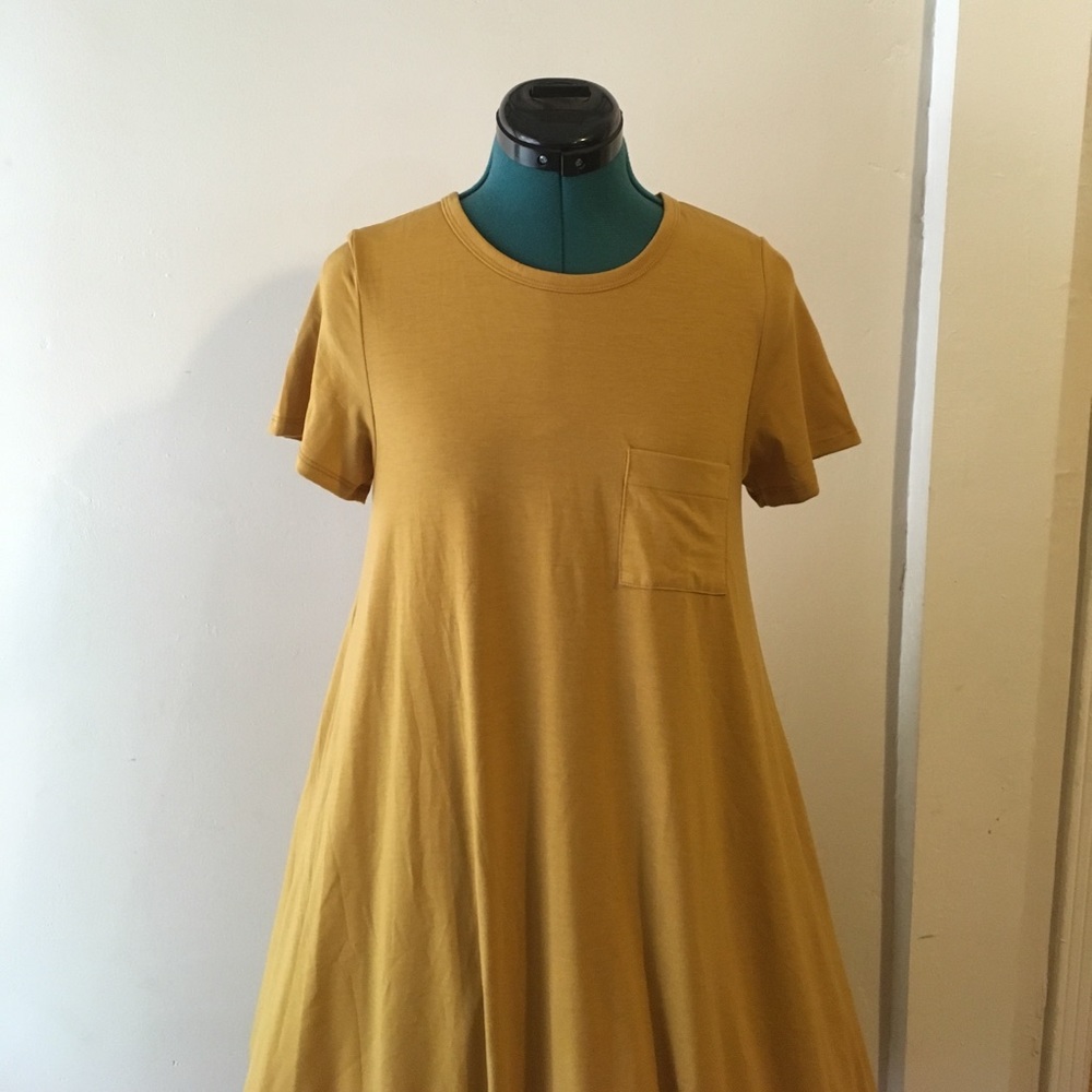 Lularoe Mustard Carly EUC