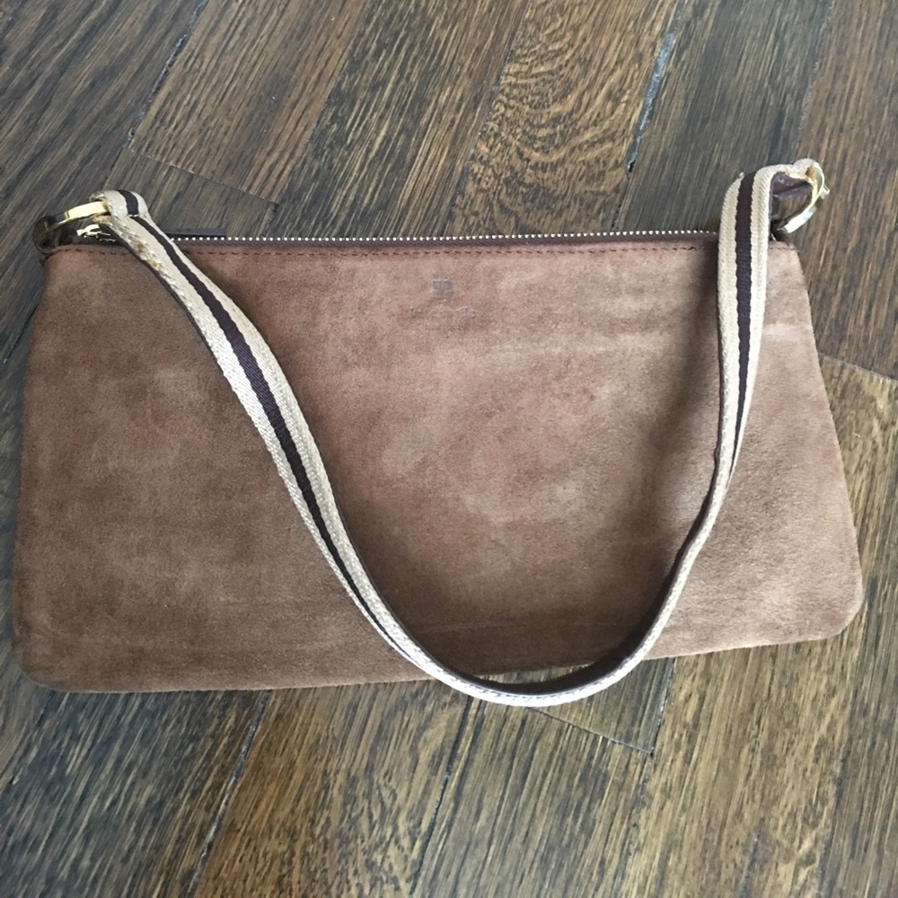 Authentic Kate spade brown suede bag with dust bag