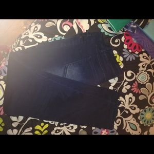 High waisted skinny jeans