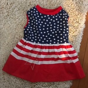 4th of July dog dress. Size large.