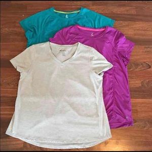 Three athletic t-shirts size XL