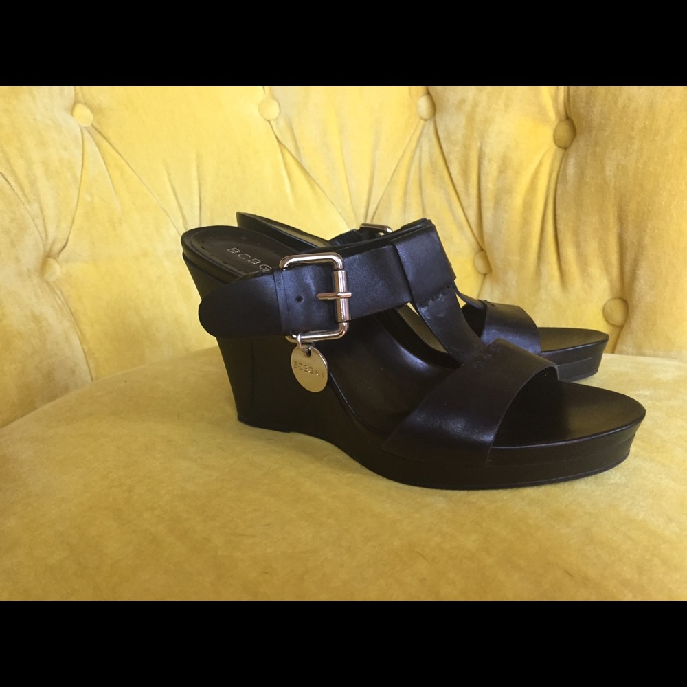 Black BCBGirl Wedges