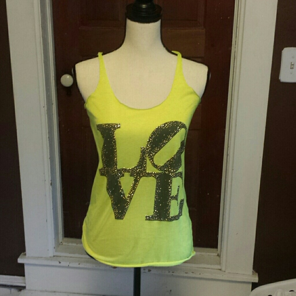 Wildflower tank top size small sequined love