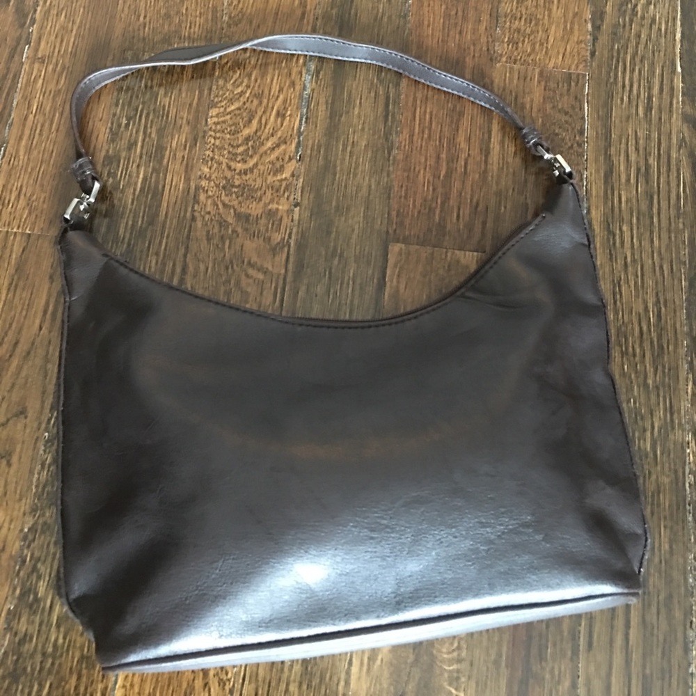 New York & company dark brown bag faux leather
