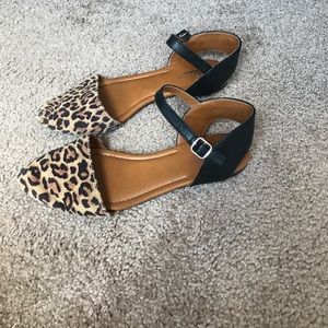 Luck leaopard print flats