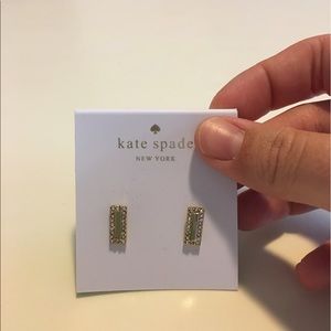 Kate spade raising the bar earrings gold