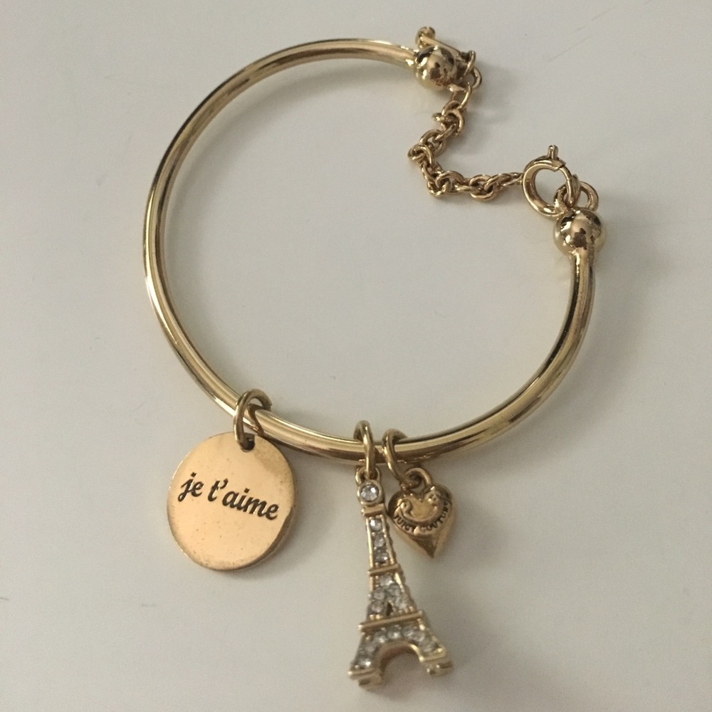 NWOT Juicy couture Eiffel Tower bracelet