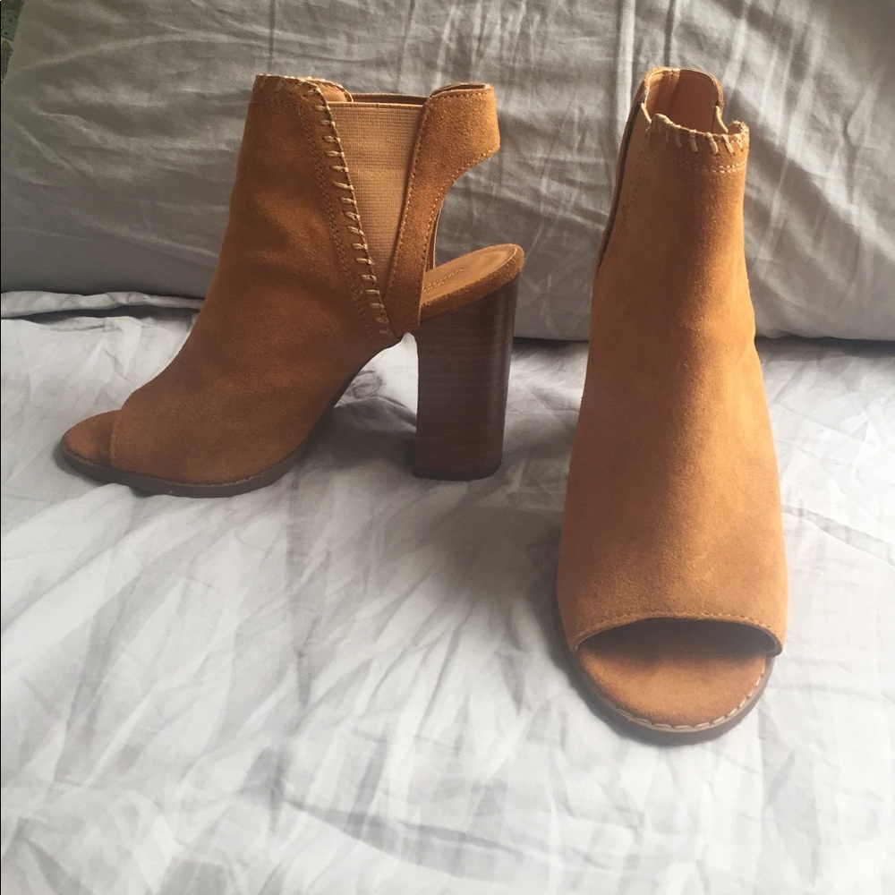 Urban Outfitters suede open-toe heels