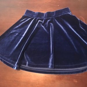 Velvet skirt