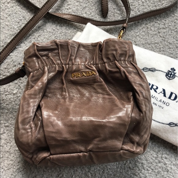 prada wrinkled bag
