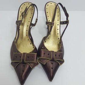 BCBGirls 3" sling back shoe