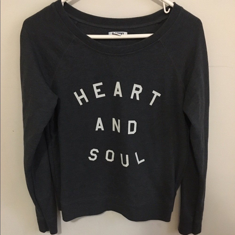 Old navy small heart and soul sweatshirt