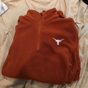 UT Austin college long sleeve fleece pullover