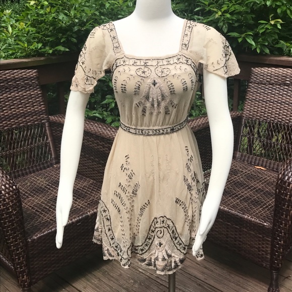 NWOT Free People Notting Hill mini dress - Picture 4 of 8