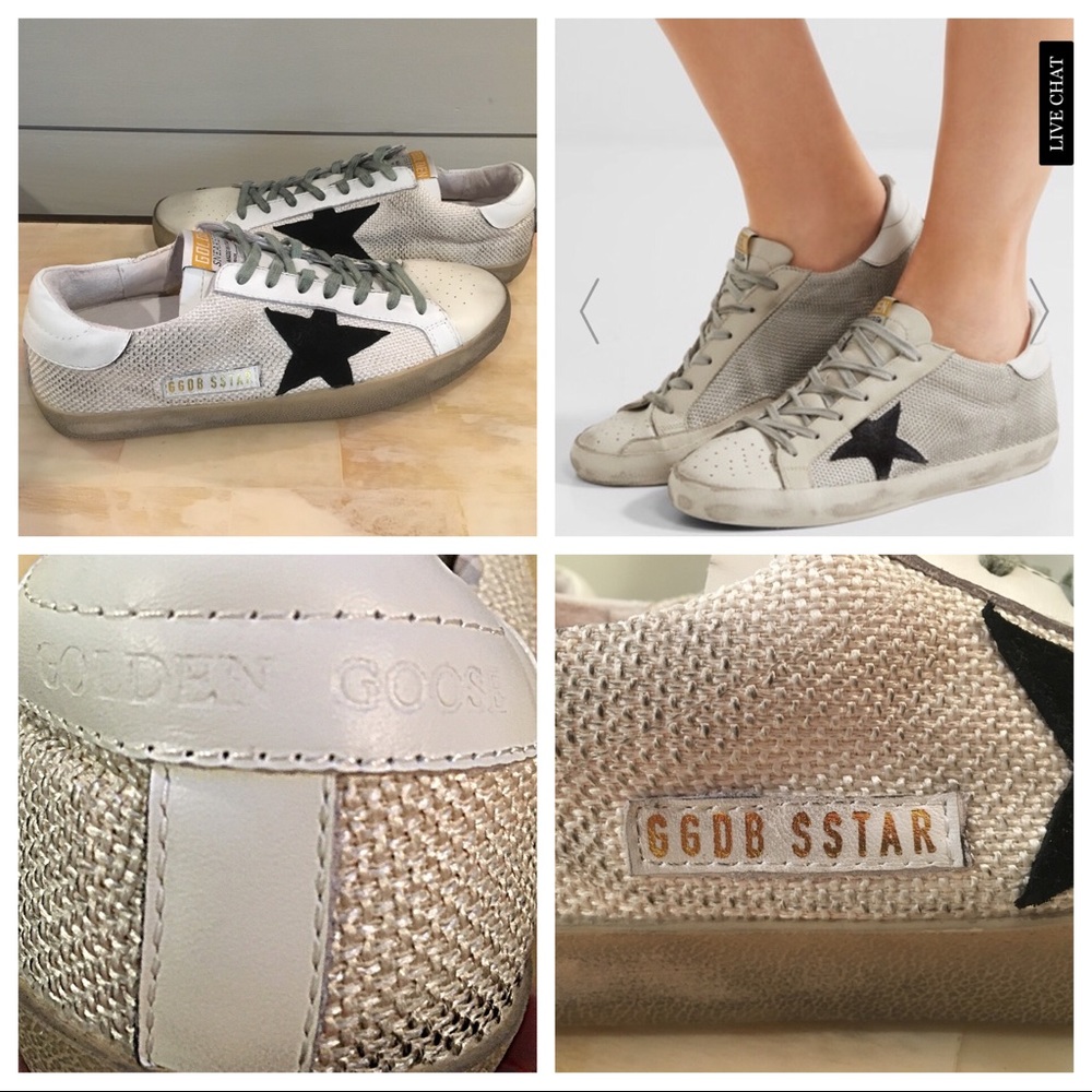 *Golden Goose Superstar Sneakers* made in Italy.