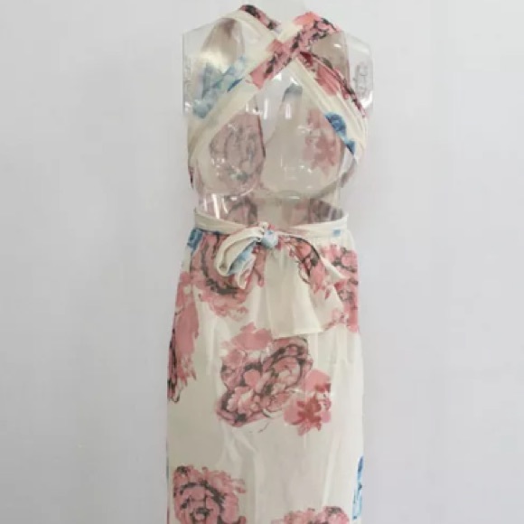 🎀sale🎀Floral dress sheer:can be worn many ways. - Picture 5 of 6