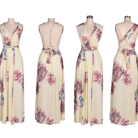 🎀sale🎀Floral dress sheer:can be worn many ways. - Picture 3 of 6