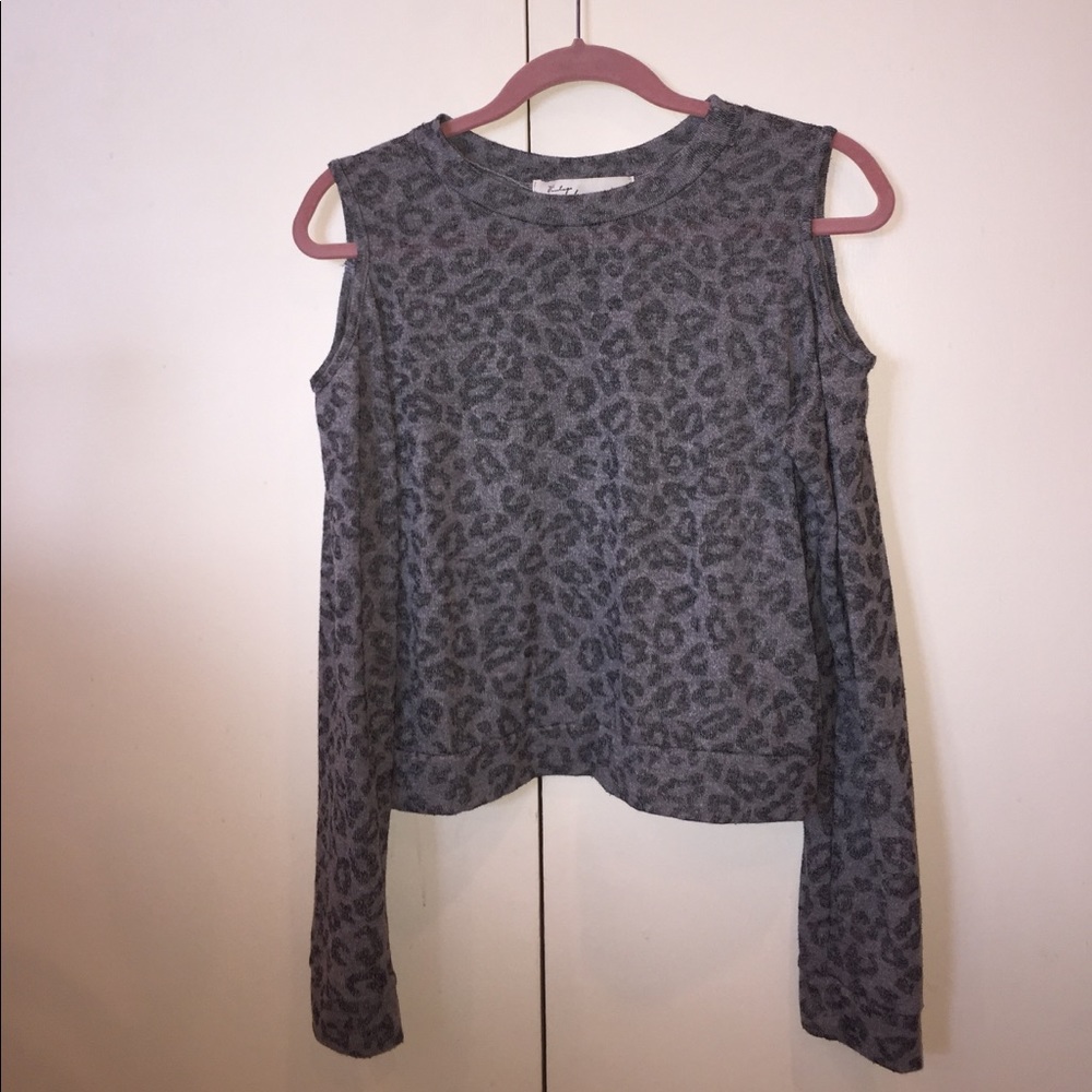 Vintage Havana cold shoulder sweater