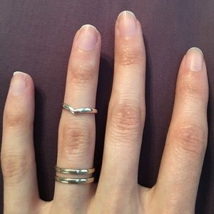 2 Sterling silver rings