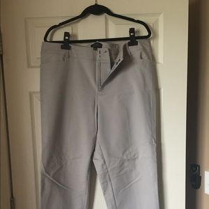 Eloquii Gray Kady Pant