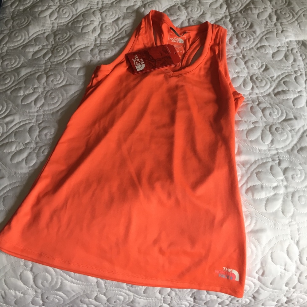 North Face Orange Tank