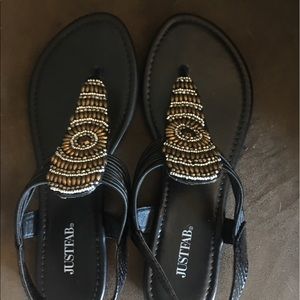 Just Fab Sandals NWOT