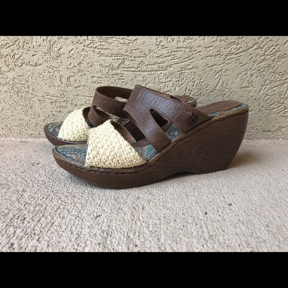 Born Milo women's wedges, size 6. - Picture 2 of 6
