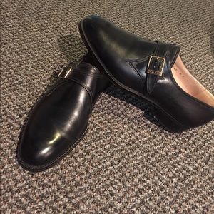 Black balley France prestige men's dress shoes
