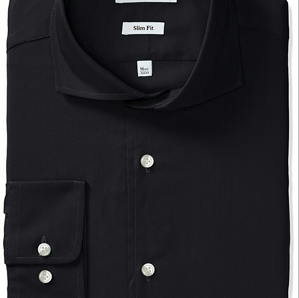 Isaac Mizrahi Men's Slim Fit Solid Broadcloth Cut