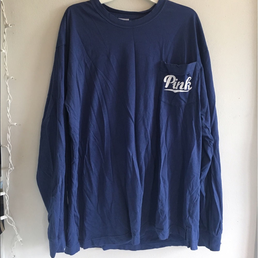 Long-Sleeve PINK tee