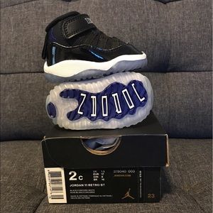 Infants Jordan 11 Retro "space Jams"