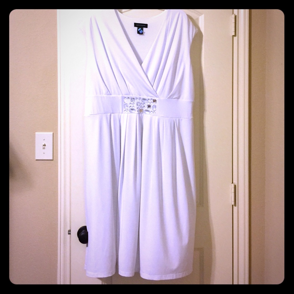 Ashley Stewart: Jeweled Embellished Sheath Dress