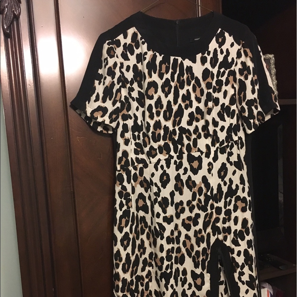 Nanette Lenore silk leopard dress