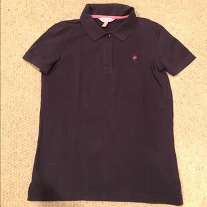 Lilly Pulitzer Navy Blue Polo T Shirt