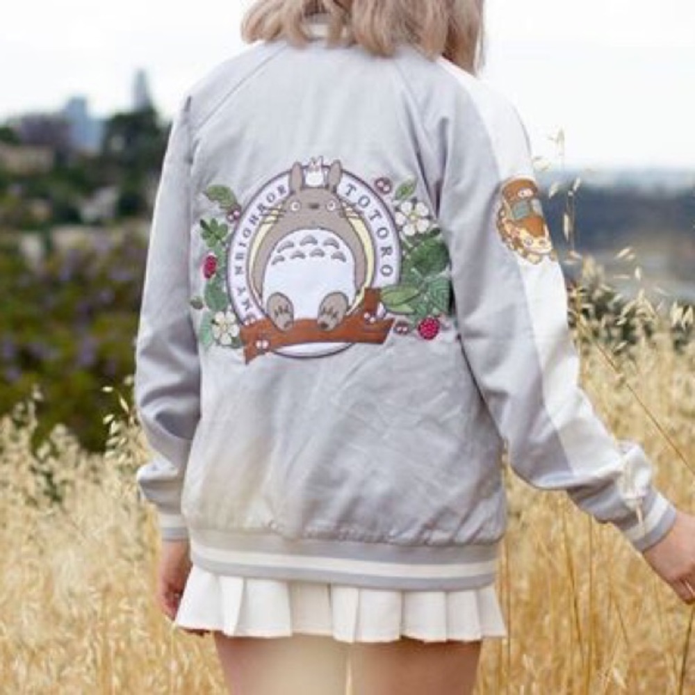 Totoro Bomber Jacket Ghibli Studio Unisex