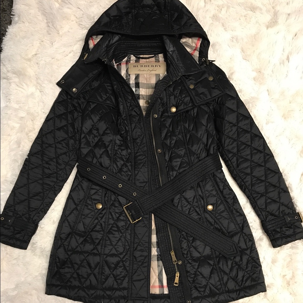 ⚫️Burberry Hoodie Quilted Jacket⚫️