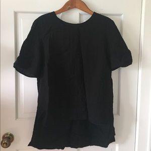 Blouse with back cut-out detail, sz Med