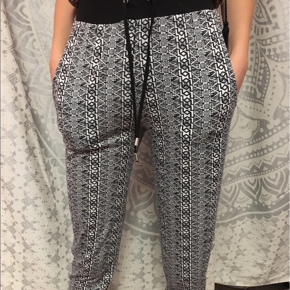 Printed Joggers