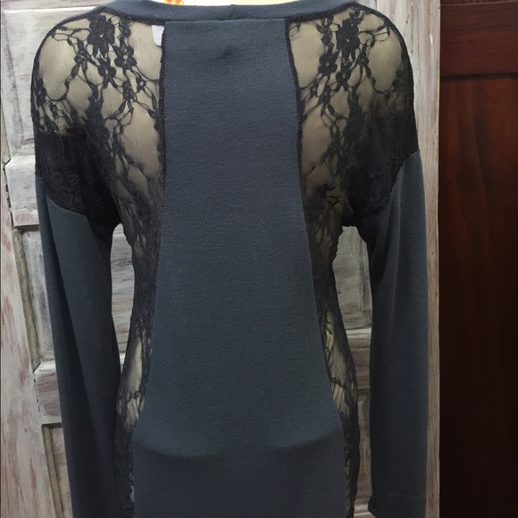 Blue Lace Top - Picture 3 of 3