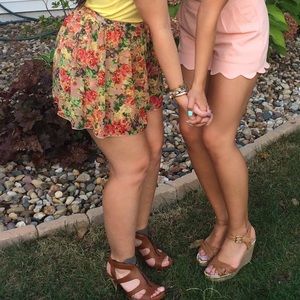 Flower shorts from Dry Goods