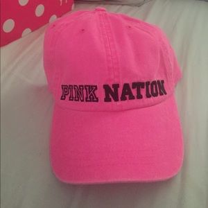 Pink nation hat