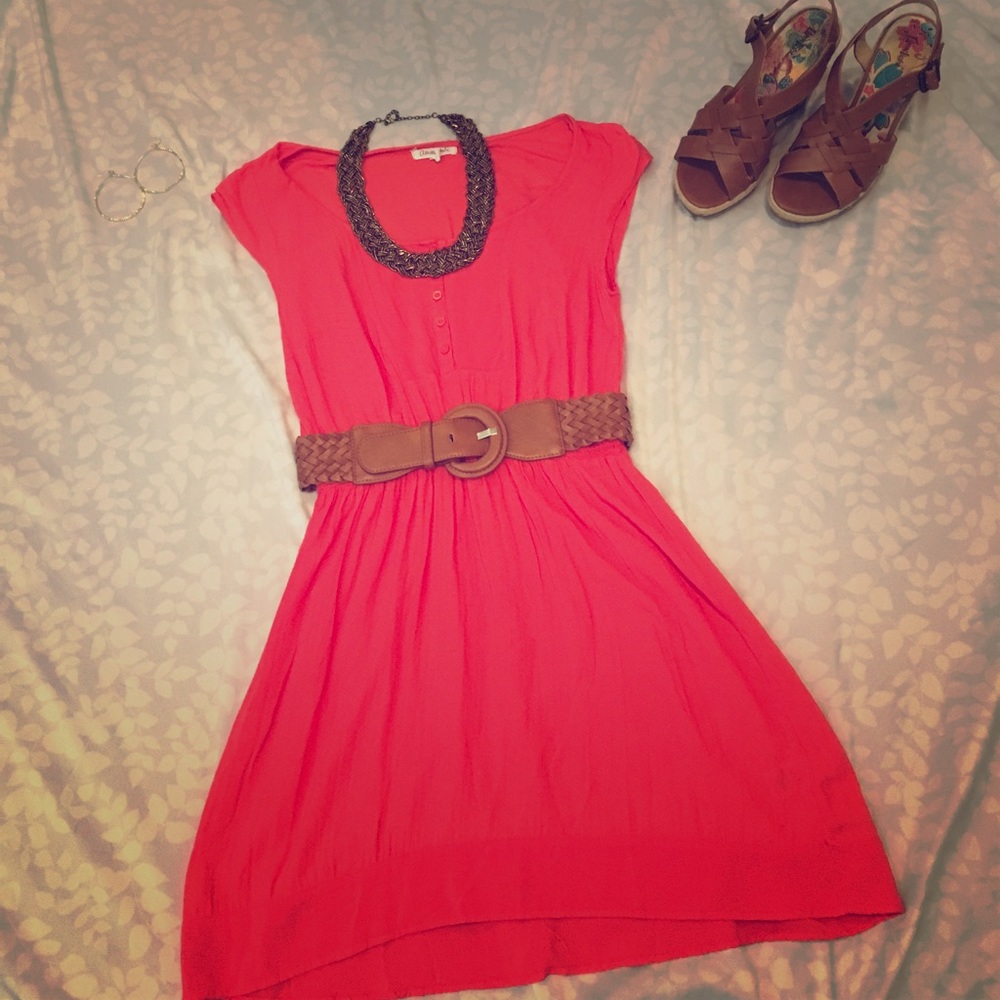 Coral sundress