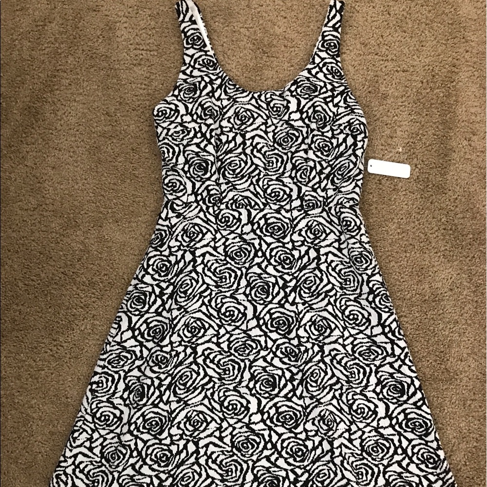 Brand new with tags black and white dress