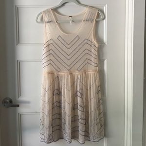 Free People embellished slip dress